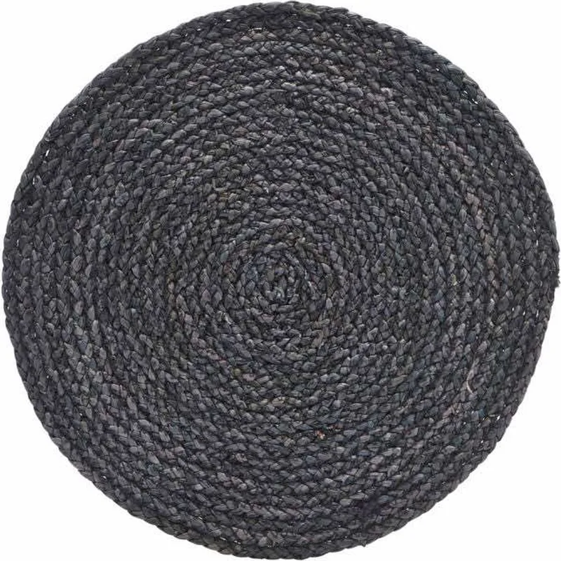 Placemat Circle / blauw - 4 stuks by House Doctor in Grijs – product photo