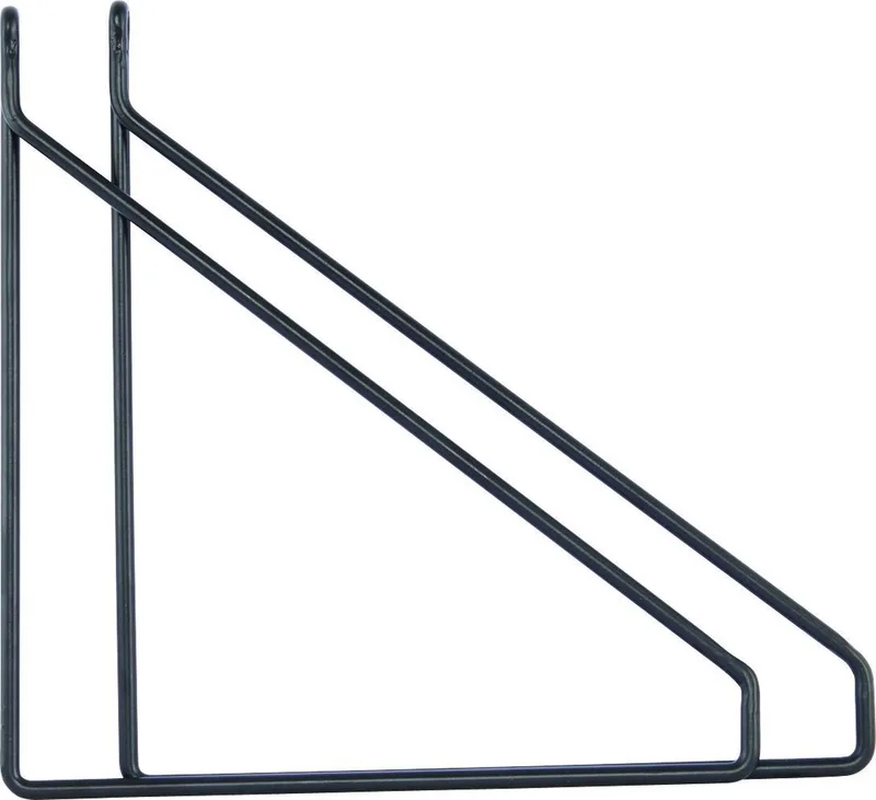Plankdragers metaal set van 2 by House Doctor in Zwart – product photo