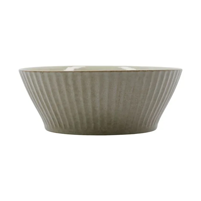Pleat Schale Ø19 cm Grau-Braun by House Doctor – product photo