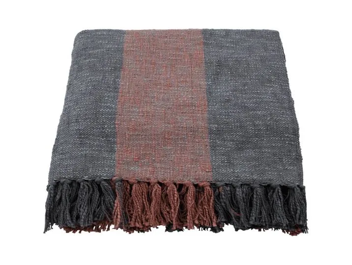 Ponra plaid khaki/burned red - 900000612 von House Doctor – Produktfoto