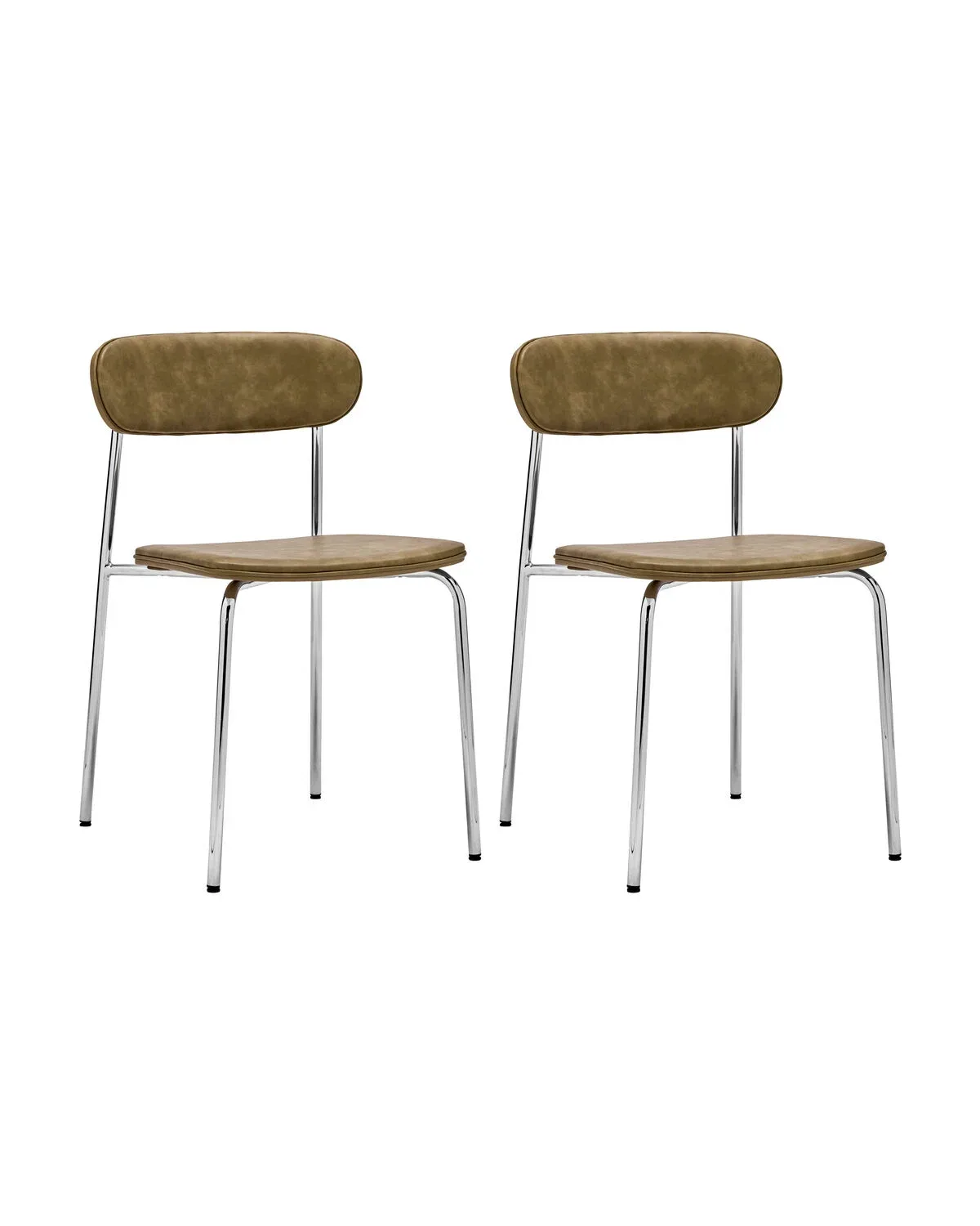 Pova stoelen khaki set van 2 stuks från House Doctor – produktbild