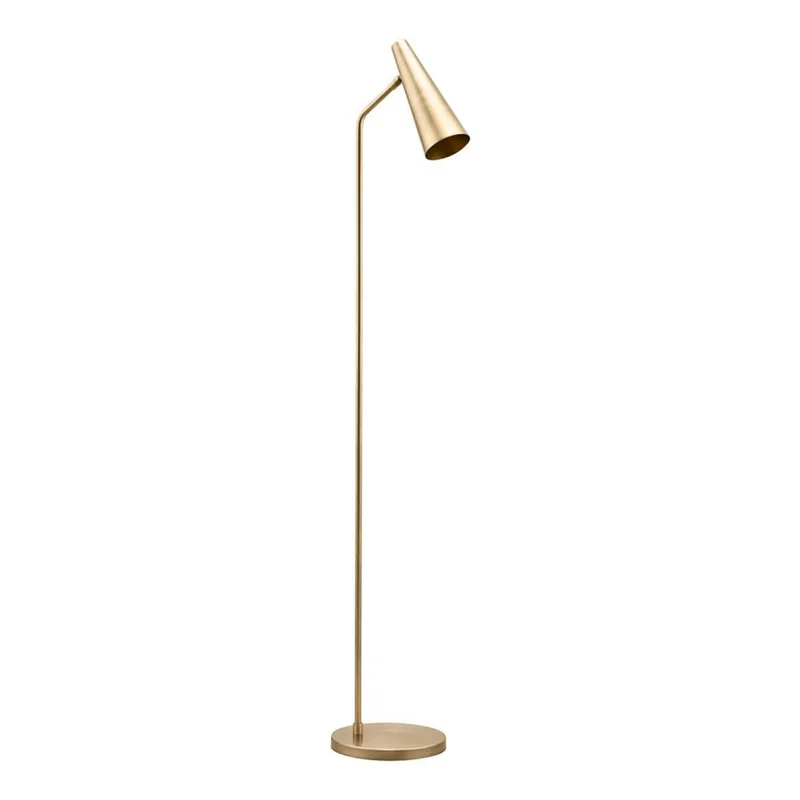 Precise vloerlamp, messing, hoogte 124 cm, E14 - House Doctor - Woonkamer - Metaal von House Doctor – Produktfoto