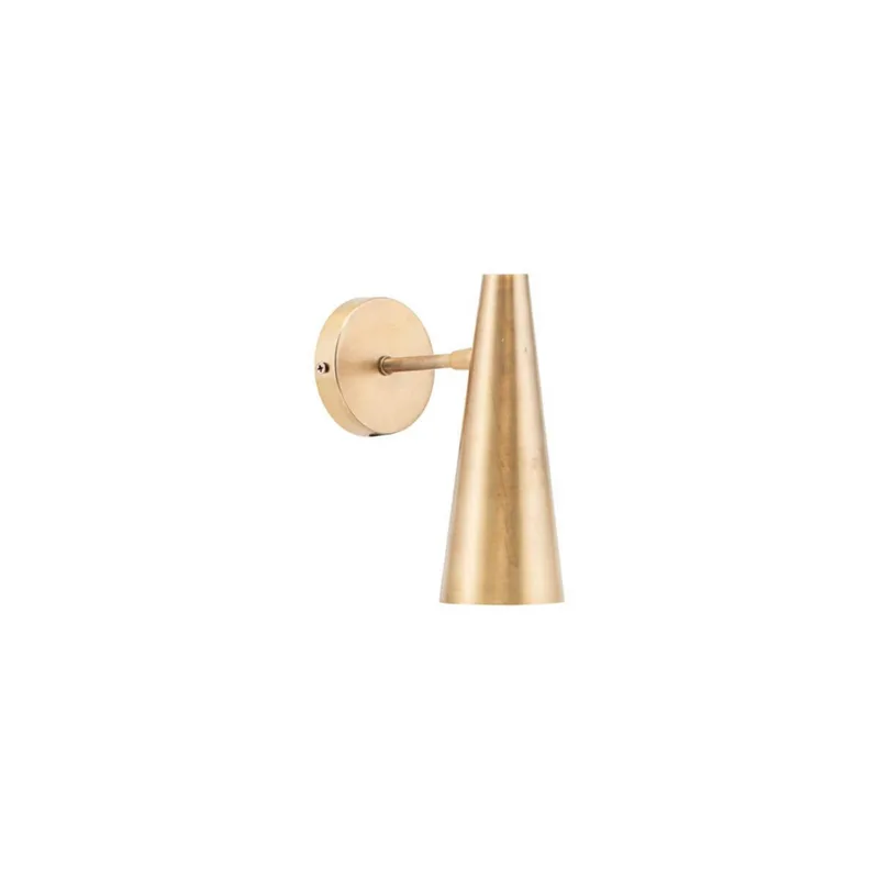 Precise wandlamp, messing, 21 cm, stekker - House Doctor - Slaapkamer - Metaal by House Doctor – product photo