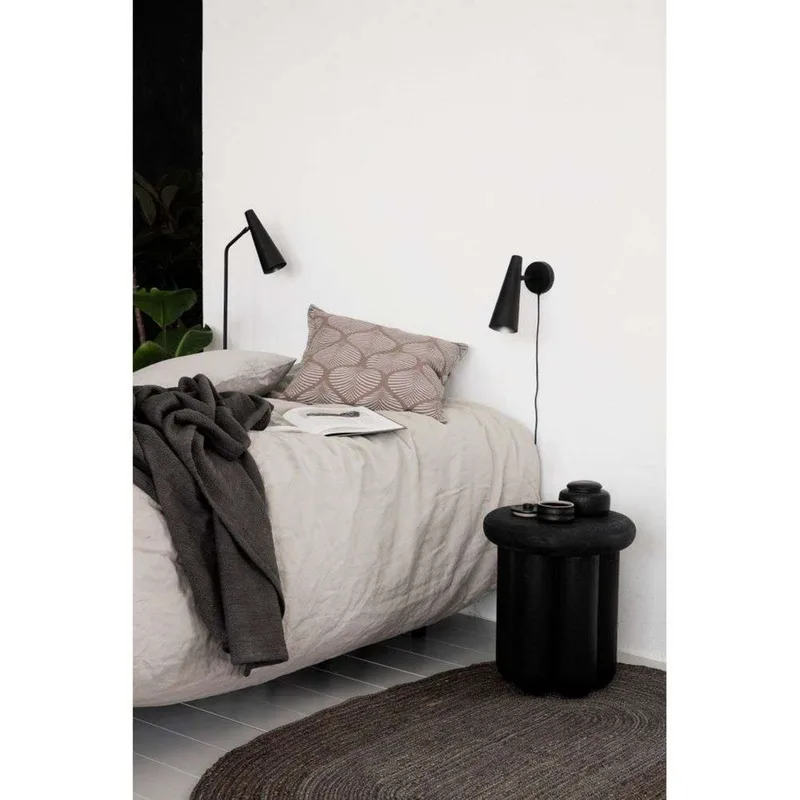 Precise wandlamp, zwart, 21 cm, stekker - House Doctor - Slaapkamer - Metaal von House Doctor – Produktfoto