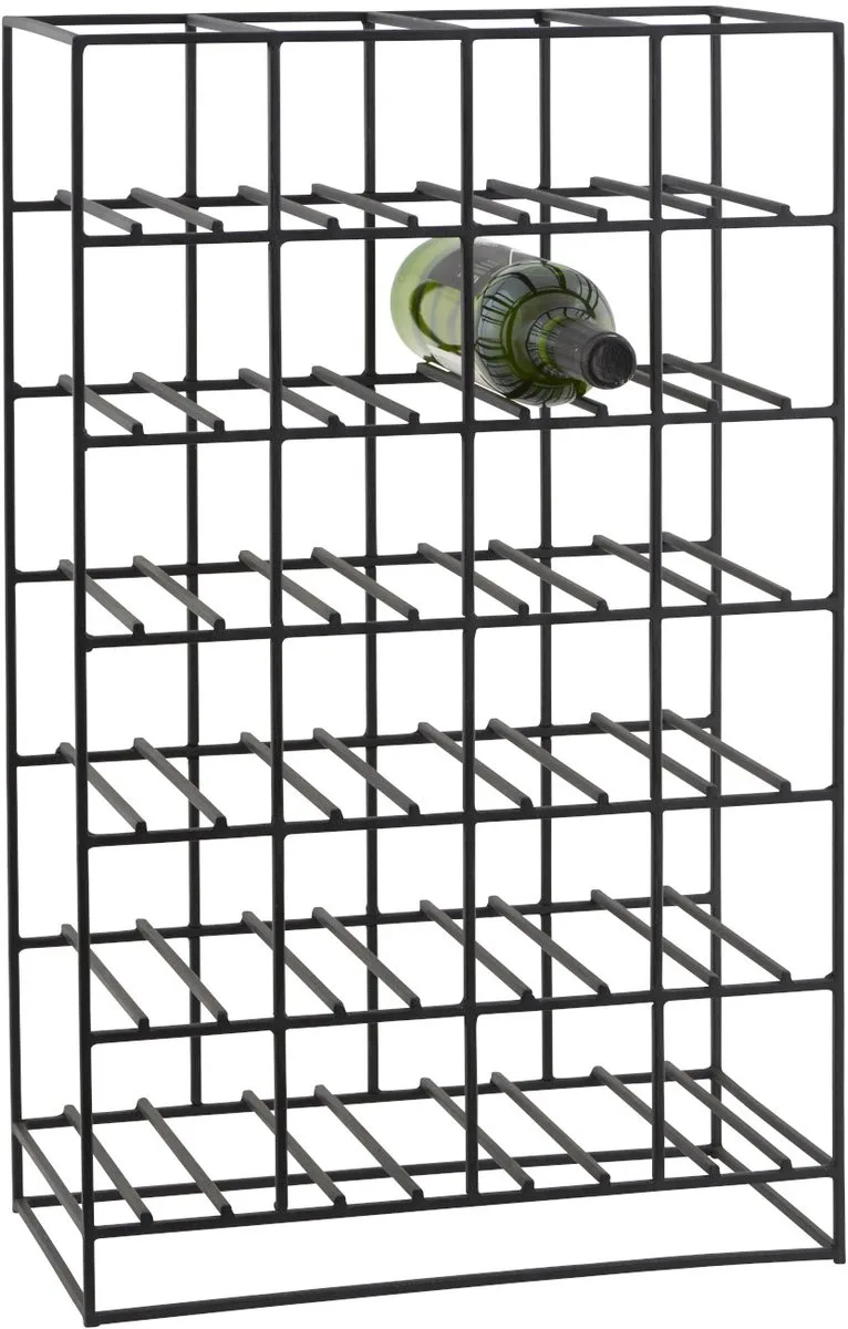 Rack Wijnrek - Metaal - 24 flessen van House Doctor in Zwart – productfoto