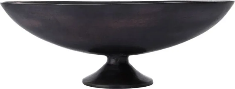 Schaal Foy zwart / brons 45cm van House Doctor in [gid://shopify/Metaobject/307221758287] – productfoto