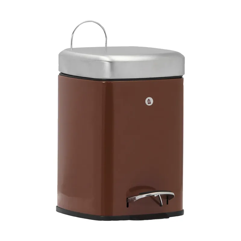 Schwarzer Papierkorb Terrakotta, 20,5x27,5x29,5 cm by House Doctor – product photo