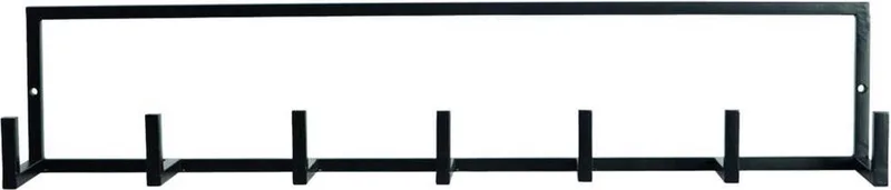 SD0910 Wandkapstok - Rack - B60xH12cm - Metaal van House Doctor in Zwart – productfoto