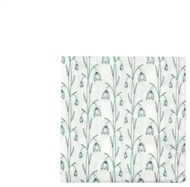 Servetten Snowdrop wit by House Doctor in Groen – product photo