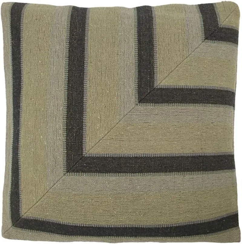 Sierkussen - Kussenhoes. Canva & Pete. Beige/grijs - 50 Cm X 50 Cm by House Doctor in [gid://shopify/Metaobject/303100625231] – product photo