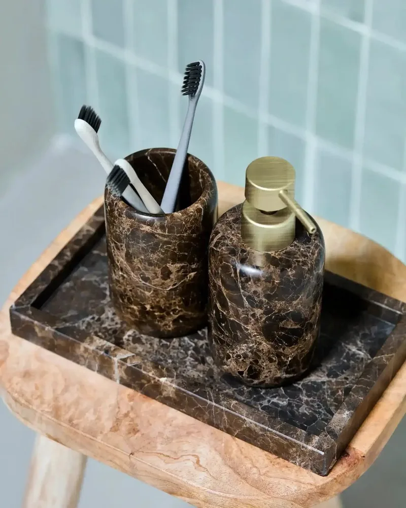 Tandenborstel houder Able Bruin by House Doctor in [gid://shopify/Metaobject/307221758287] – product photo