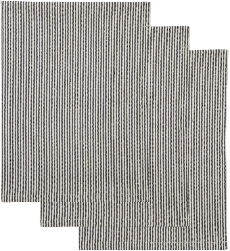 Theedoek Cook Donker grijs 75x55cm - 3 stuks de House Doctor en [gid://shopify/Metaobject/307234865487,gid://shopify/Metaobject/313064948047] – photo du produit