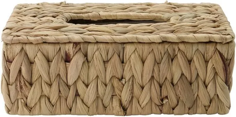 tissue doos - BadkameraccessoiresKeukenaccessoires - waterhyacint - 27 centimeter x 14 centimeter x 9 centimeter fra House Doctor i [gid://shopify/Metaobject/307221758287] – produktbillede