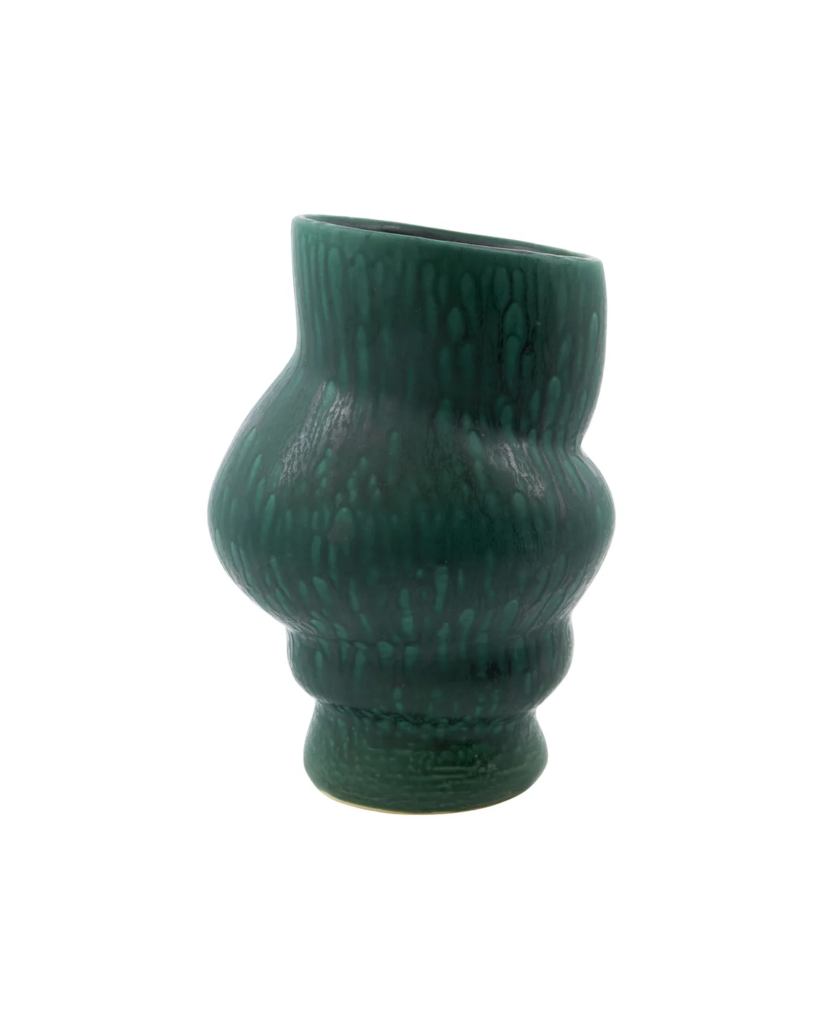 Vase, Disc, Grøn de House Doctor – photo du produit
