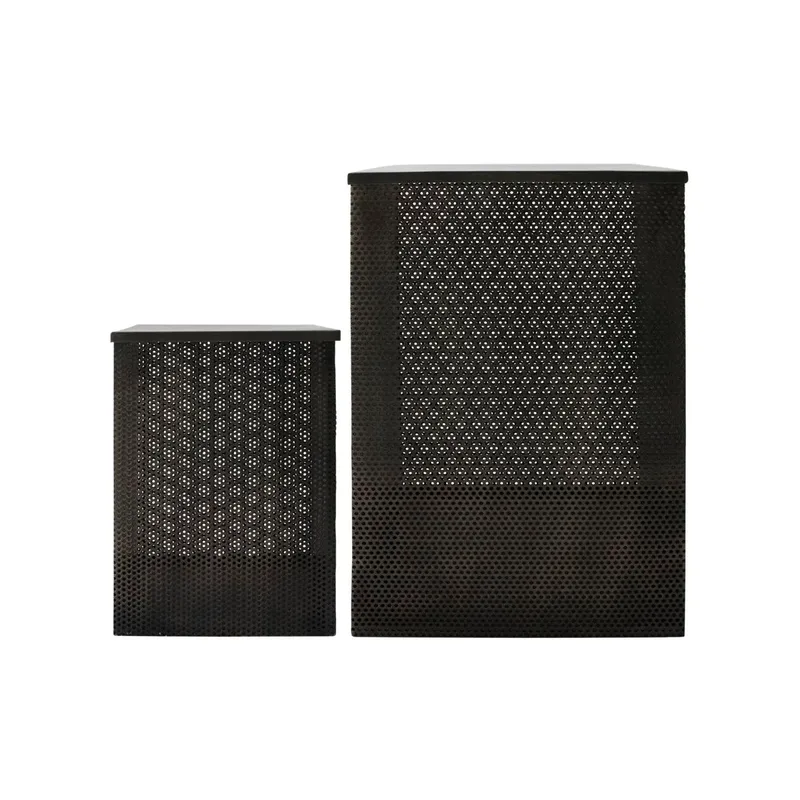 Verse Laterne 28 cm 2 Teile Schwarz by House Doctor – product photo