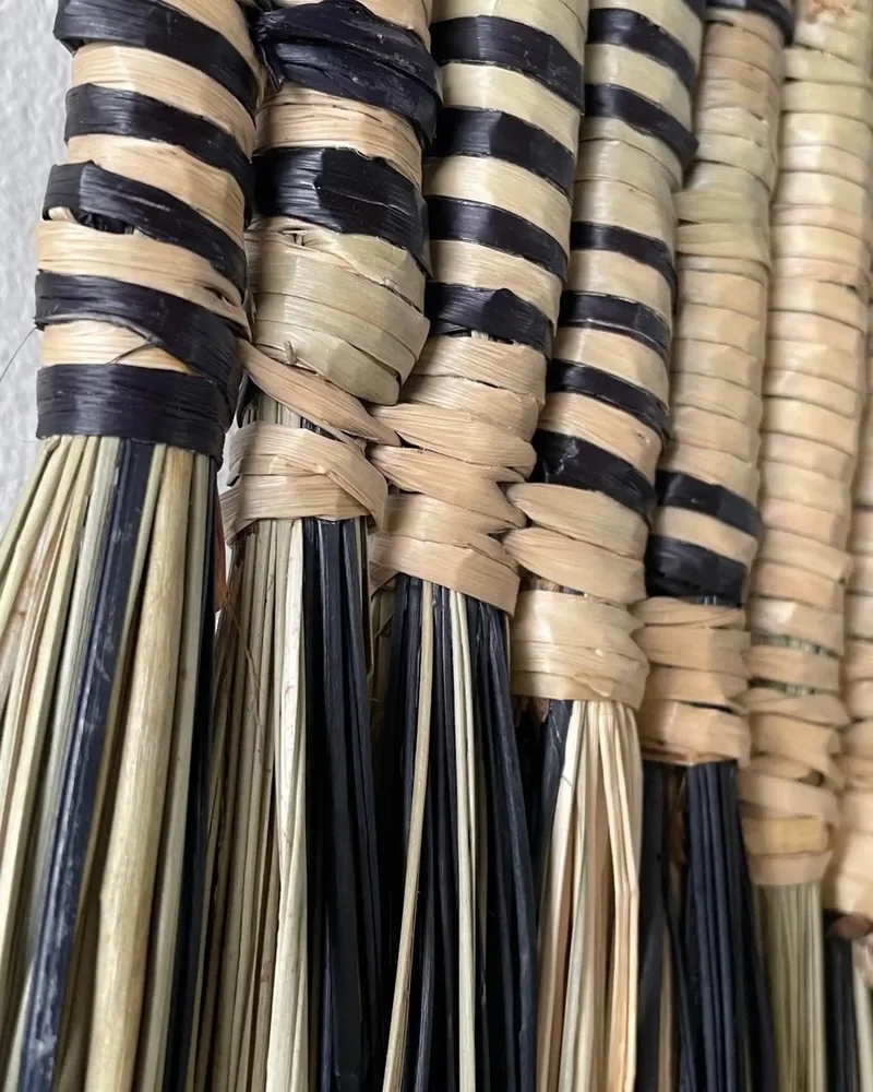 Wanddecoratie Junia naturel zwart 100cm van House Doctor in [gid://shopify/Metaobject/297300001103,gid://shopify/Metaobject/303110226255] – productfoto