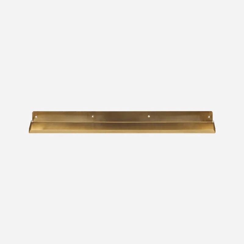 Wandplank Ledge messing 80cm by House Doctor in Geelkoper – product photo