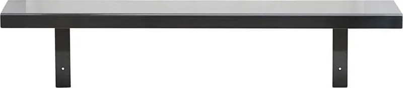Wandplank Raw Zwart 22 x 22 x 100 van House Doctor in [gid://shopify/Metaobject/303110226255] – productfoto