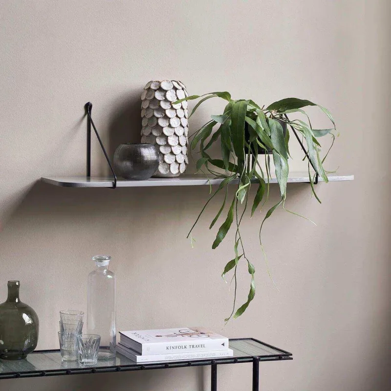 Wandplank Rib 100cm by House Doctor in Grijs – product photo