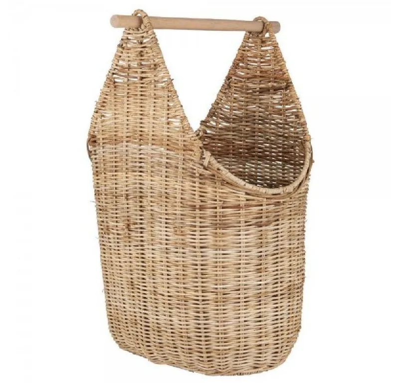 Badorganizer Ib Laursen Korb mit Toilettenpapierhalter graues Rattan by Ib Laursen – product photo