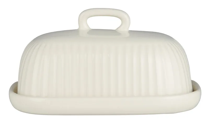 Butterdose Ib Laursen - Butterdose Butterglocke Butterschale Mynte Keramik Cream fra Ib Laursen – produktbillede