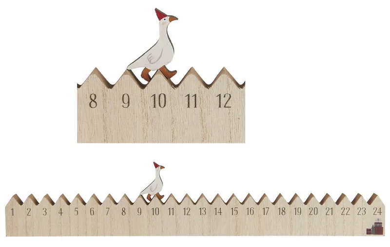 Christbaumschmuck Ib Laursen - Adventskalender Weihnachtskalender Gehende Gans L50cm by Ib Laursen – product photo