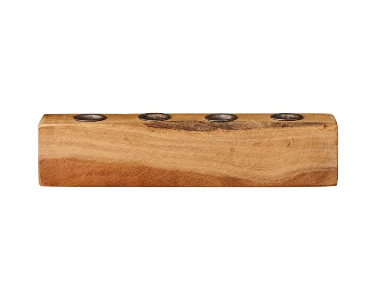 Dekofigur Ib Laursen Kerzenhalter Unika für 4 x 2,2 cm Kerzen (5x6x30cm) von Ib Laursen – Produktfoto