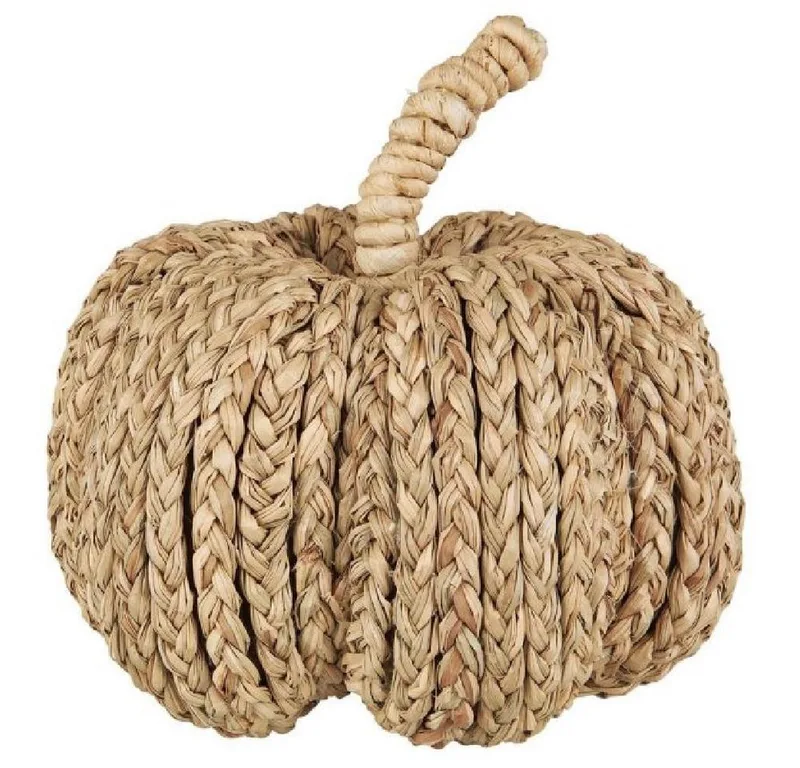 Dekoobjekt Ib Laursen Dekorationsobjekt Kürbis aus Seegras (20cm) by Ib Laursen – product photo