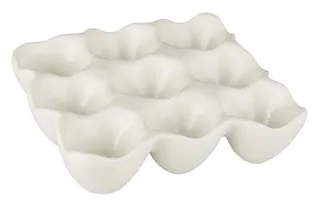 Eierbecher Ib Laursen Eiertablett Eierhalter Eieraufbewahrung 9 Eier Keramik de Ib Laursen en Blanc – photo du produit 1 sur 2