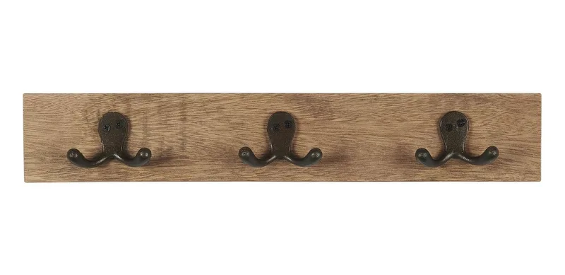 Garderobe Hakenleiste mit 3 Doppelhaken Garderobenhaken Unika Shaker Ib Laursen by Ib Laursen – product photo