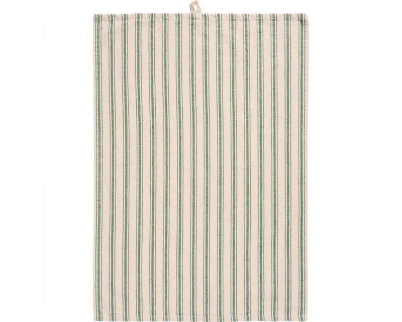 Geschirrtuch Ib Laursen Geschirrtuch Franz Streifen Dunkelgrün (50x70cm) de Ib Laursen – photo du produit