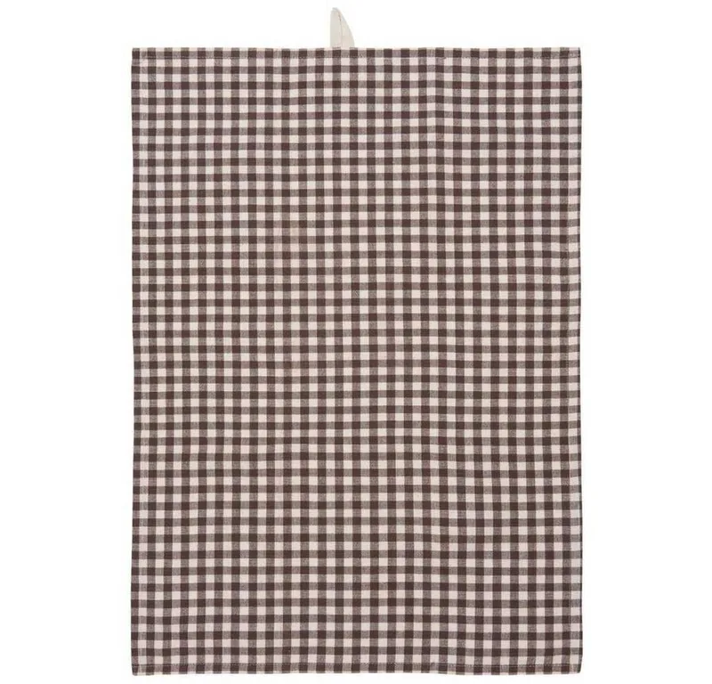 Geschirrtuch IB Laursen Geschirrtuch THOR Braun Karo by Ib Laursen – product photo