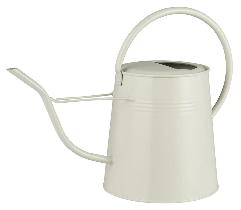Gießkanne Ib Laursen - Gießkanne 2,3 Liter Metall Retro Hellgrau Graunatur by Ib Laursen in Grau – product photo