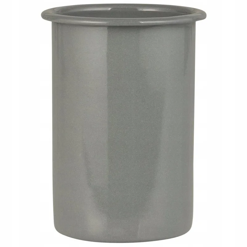 Grijze Emaille Mok Retro 400ml by Ib Laursen in Grijs – product photo