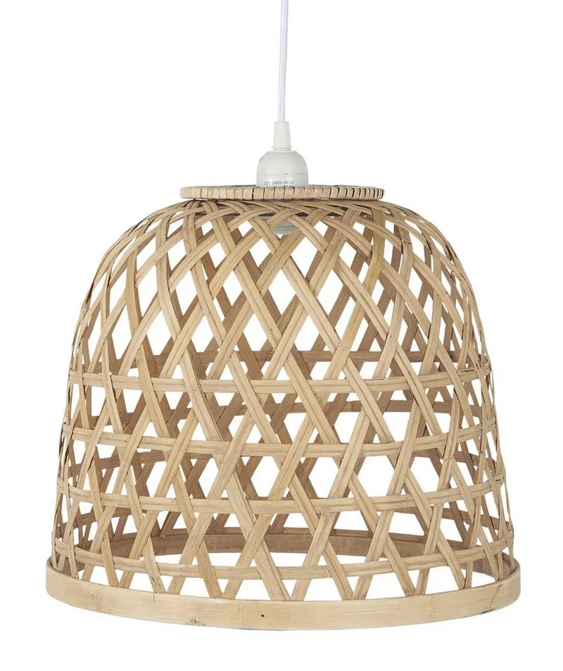 Hängeleuchte Hängelampe Pendelleuchte Lampe Bambus D 34cm Ib Laursen 3836-14, Fassung E 27, Leuchtmittel ist nich enthalten by Ib Laursen – product photo