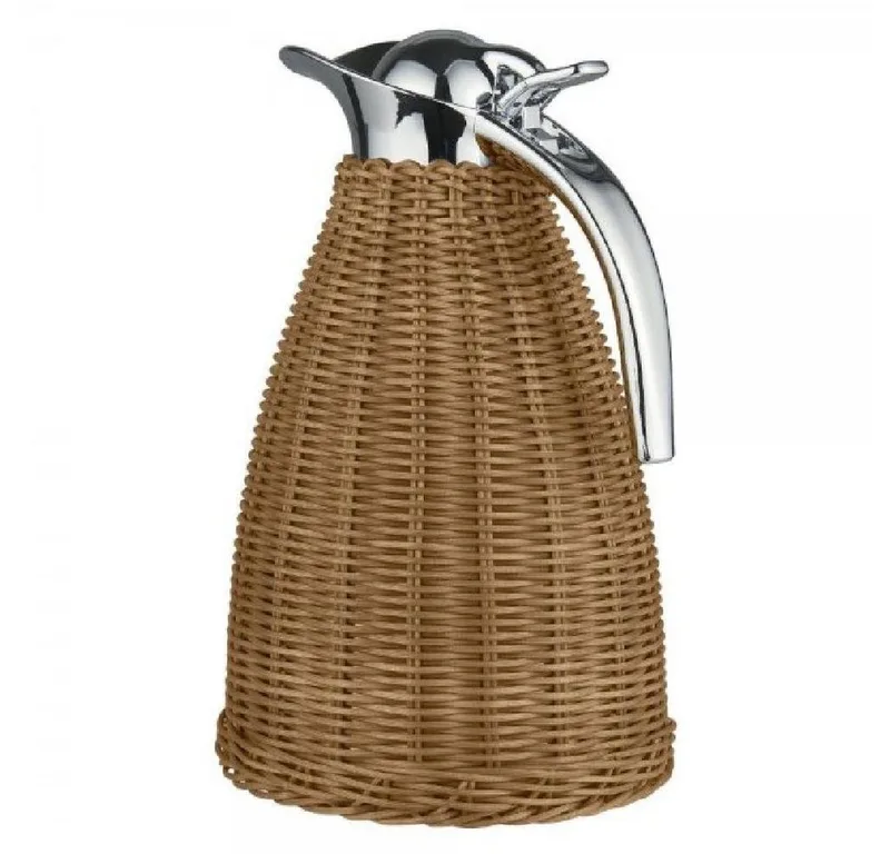 Isolierkanne Ib Laursen Thermoskanne Polyrattangeflecht Braun de Ib Laursen – photo du produit