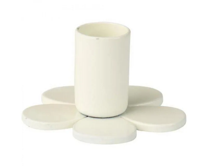 Kerzenhalter Ib Laursen Kerzenhalter Blume Butter Cream (4,5x2,5cm) fra Ib Laursen – produktbillede