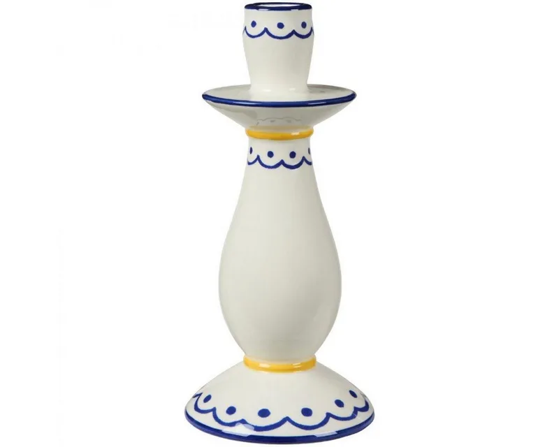 Kerzenhalter Ib Laursen Kerzenhalter Weiß gemustert (22cm) by Ib Laursen – product photo