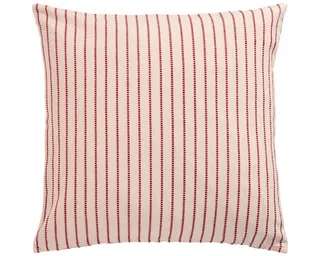Kissenhülle Ib Laursen Kissenbezug Natur mit Roten Streifen (50x50cm) by Ib Laursen – product photo 1 of 3