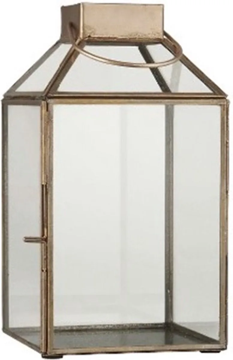 Lantaarn & Glas 25.5 x 13.5 x 13.5 cm de Ib Laursen en Messing – photo du produit