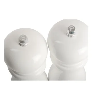 Salz-/Pfeffermühle Ib Laursen - 2er Set Gewürzmühlen Salzmühle und Pfeffermühle 1740 by Ib Laursen in White – product photo 2 of 3