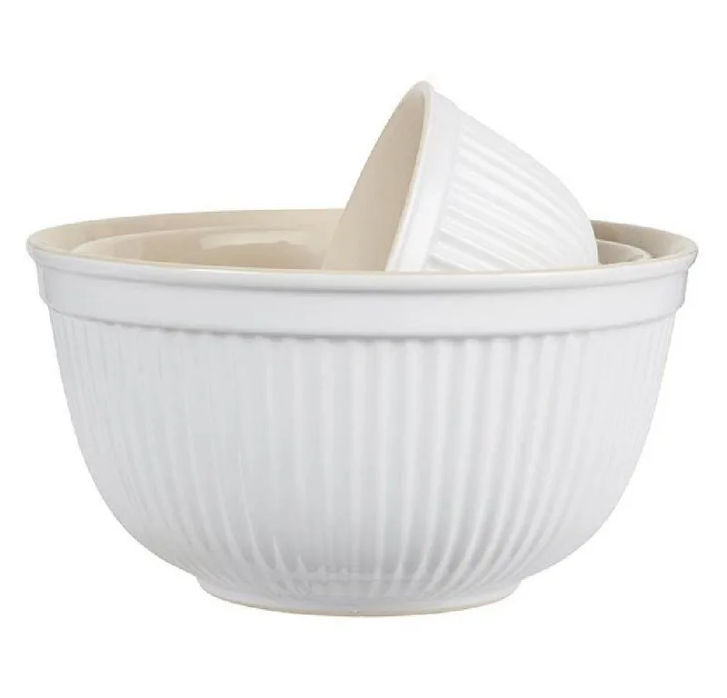Schüssel Ib Laursen Schalen-Set Mynte Pure White (3-teilig) by Ib Laursen – product photo