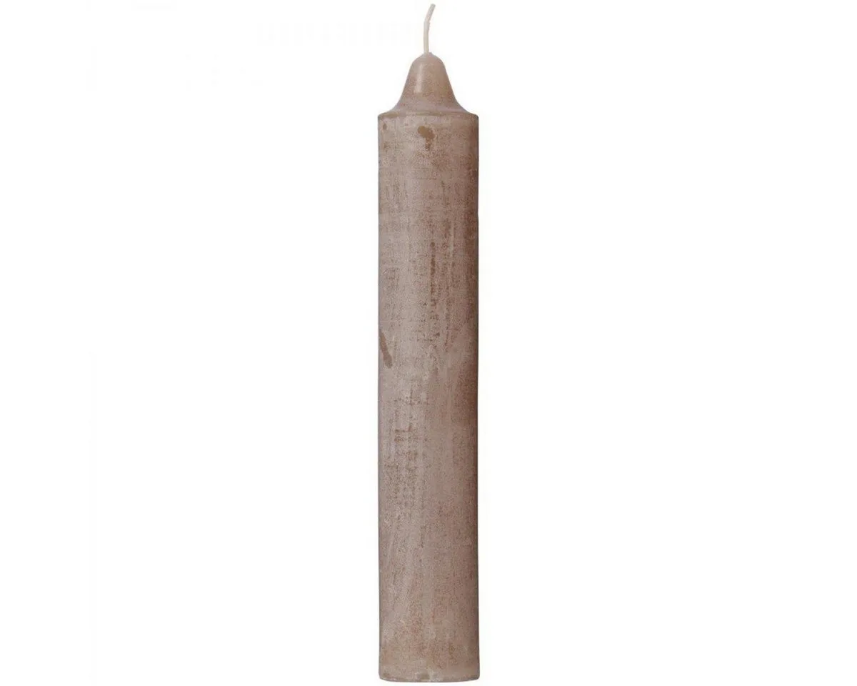 Tafelkerze Ib Laursen Kerze Rustikal Leinen (3,8x23 cm) van Ib Laursen – productfoto