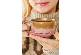 Tasse Ib Laursen Tasse mit Henkel Trosa Hellbraun-Zartrosa Struktur by Ib Laursen – product photo 3 of 5