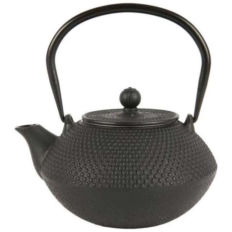 theepot met zeef Gietijzer 1,2 liter by Ib Laursen in Zwart – product photo
