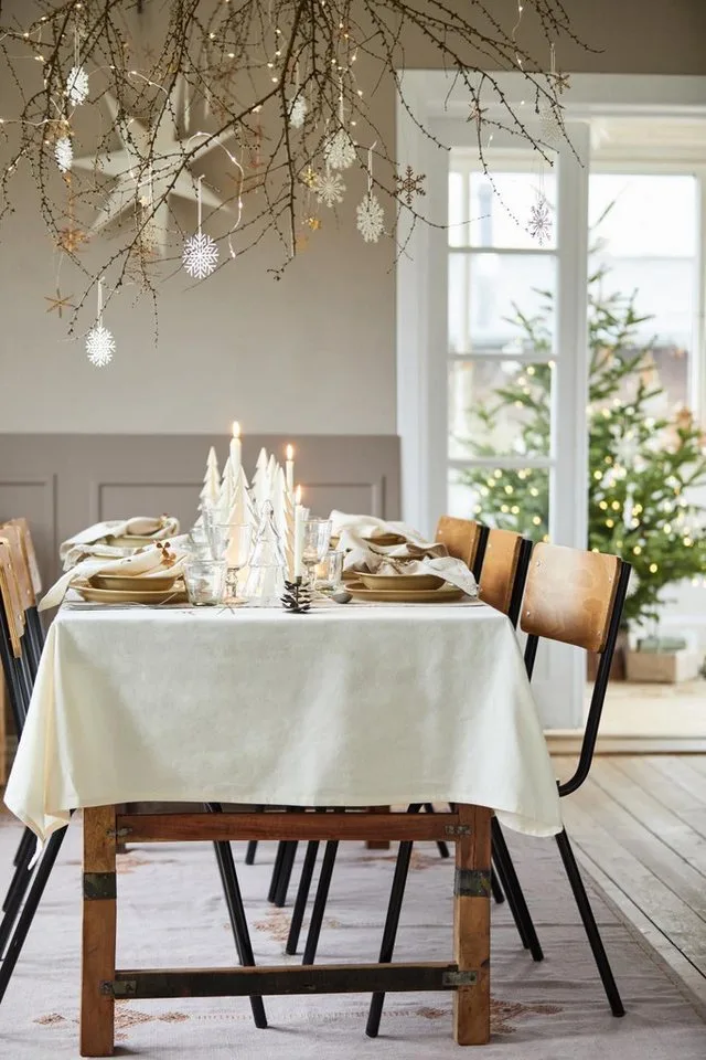 Tischdecke Tischdecke LEINEN butter cream, 250x150cm by Ib Laursen in Beige – product photo 5 of 5
