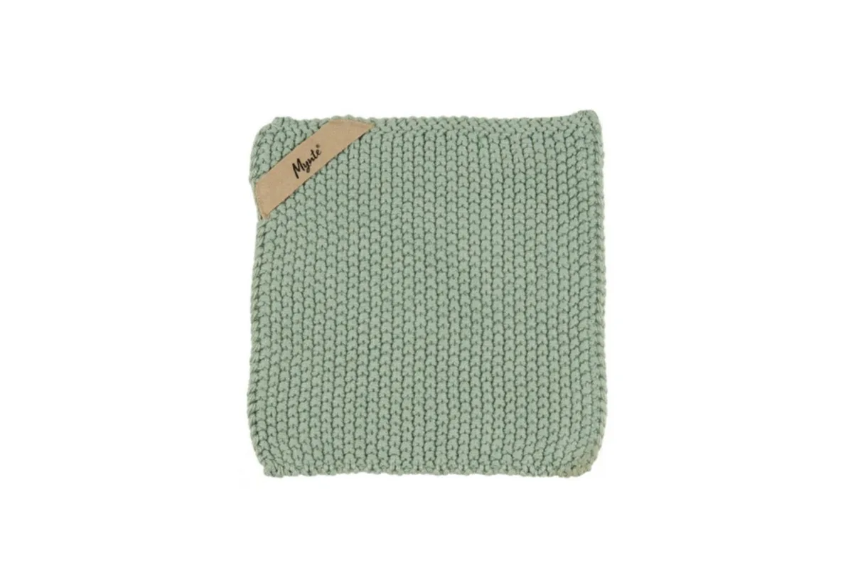 Topflappen Ib Laursen Topflappen Mynte Staubig gestrickt de Ib Laursen en Vert – photo du produit