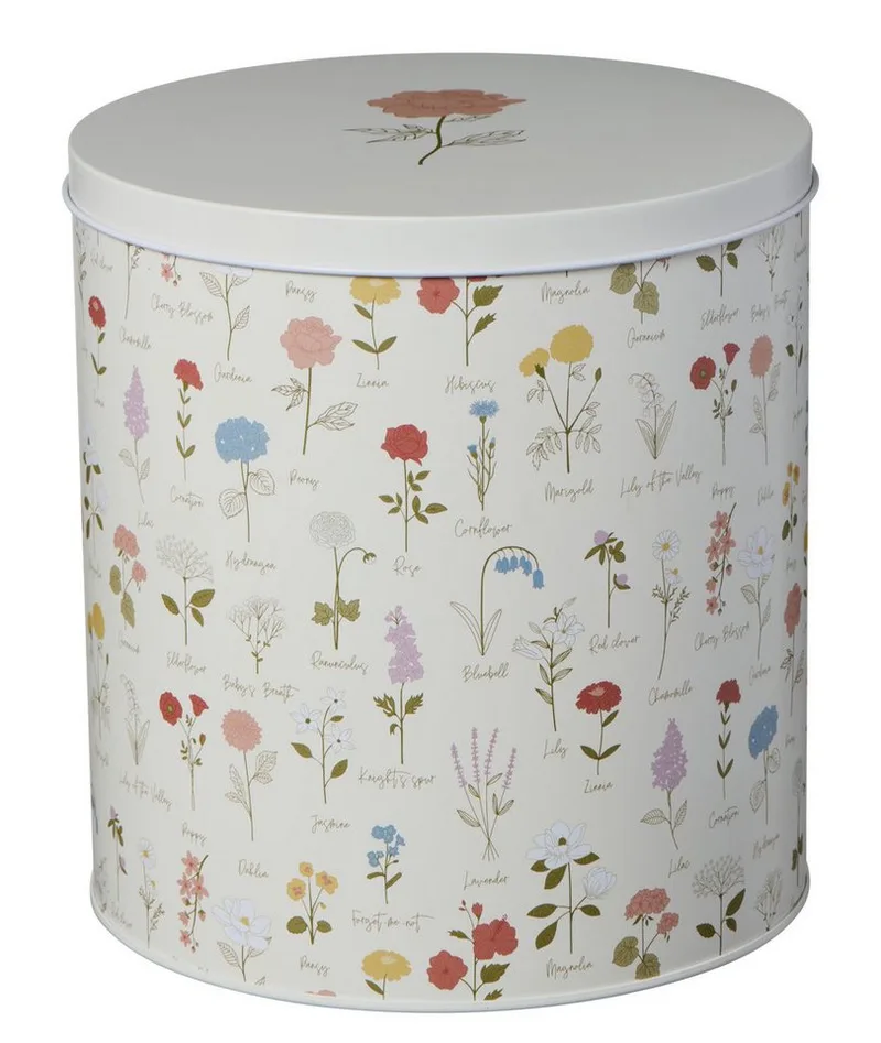 Vorratsdose Ib Laursen - Vorratsdose Dose mit Deckel Blumenmuster H18xD17cm by Ib Laursen in Multicolour – product photo 1 of 3