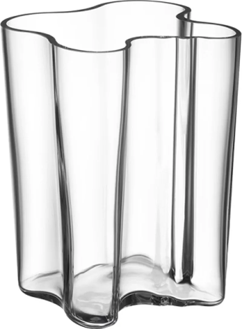 Aalto Vaas 18.1 cm van Iittala in Helder – productfoto