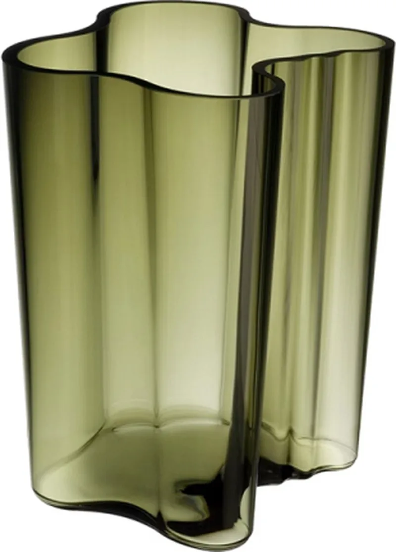 Aalto Vaas 18.1 cm mosgroen de Iittala en Groen – photo du produit